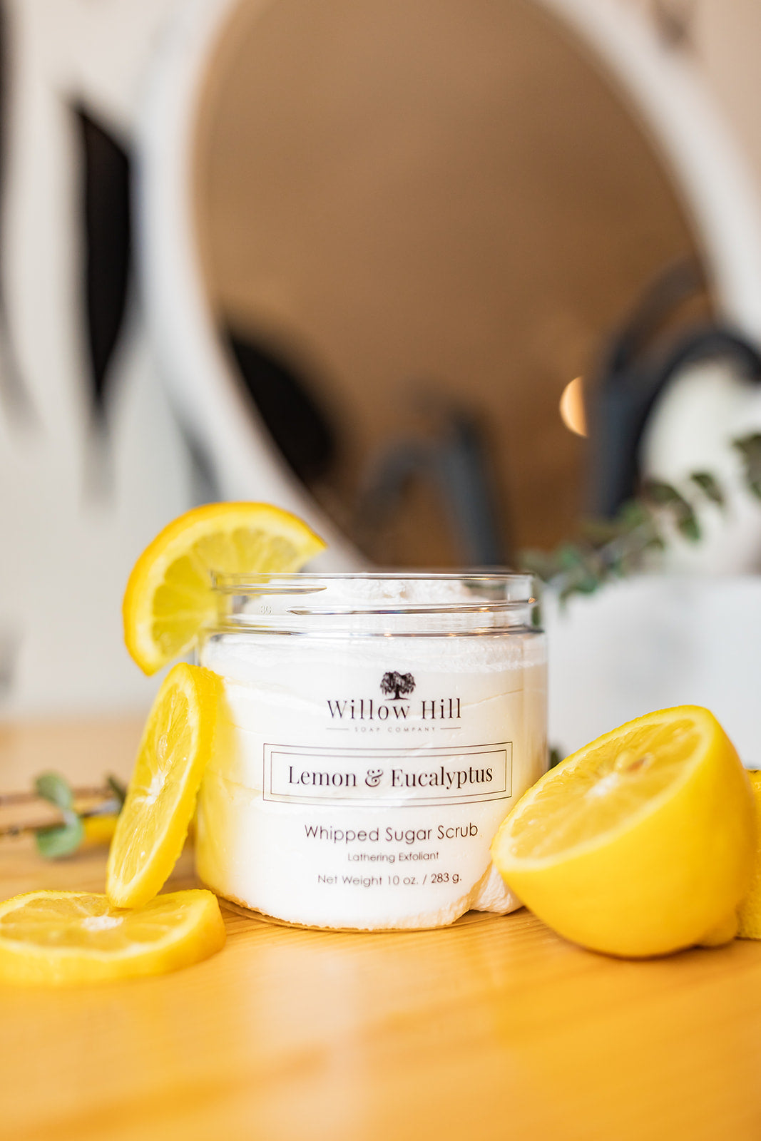 Lemon & Eucalyptus Whipped Sugar Scrub