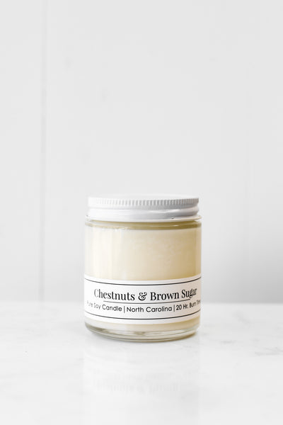 Chestnuts & Brown Sugar 4 oz Candle