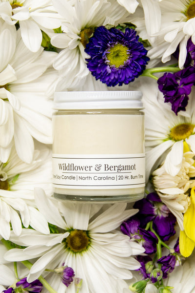 Wildflower & Bergamot 4 oz Candle
