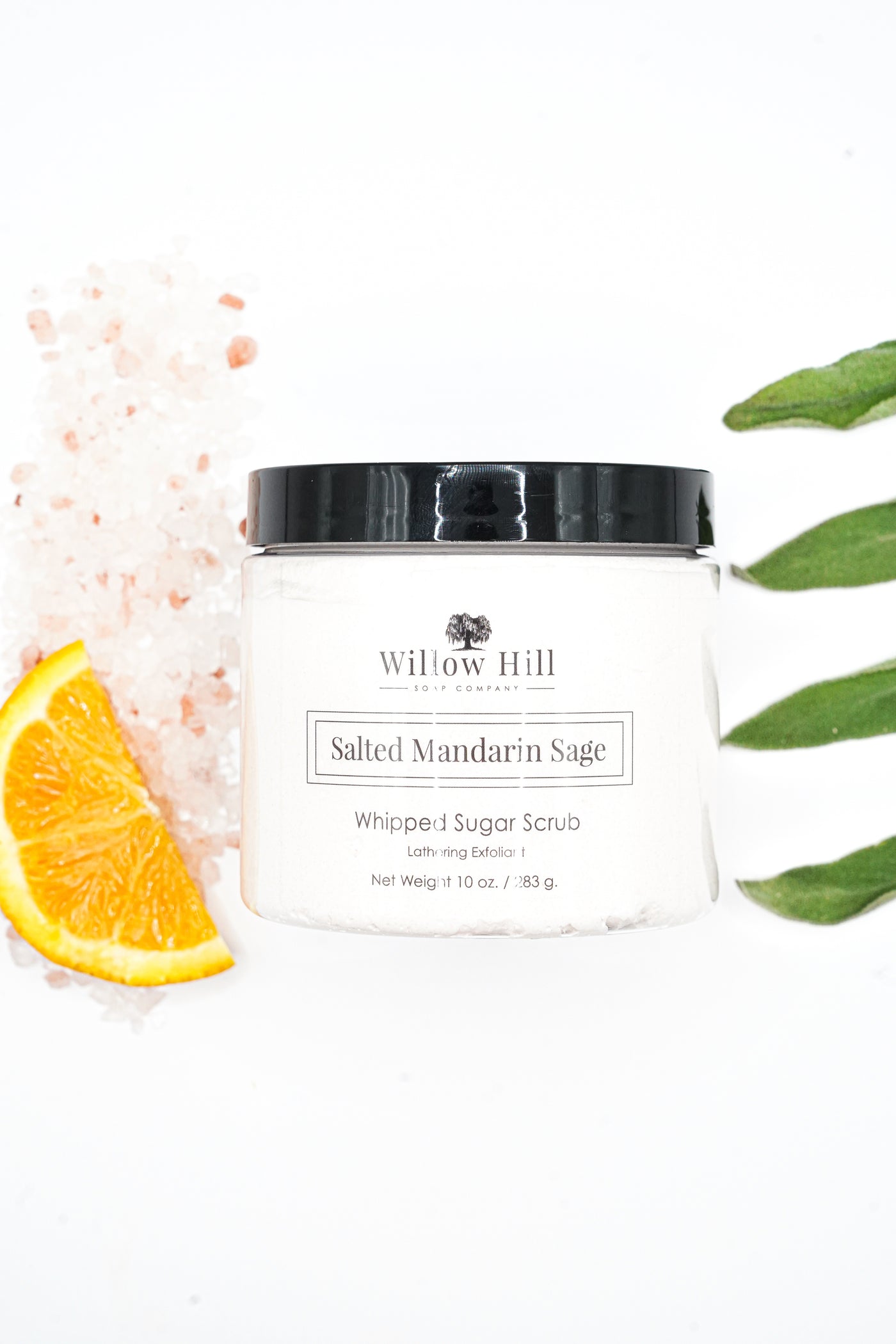 Salted Mandarin Sage Whipped Sugar Scrub