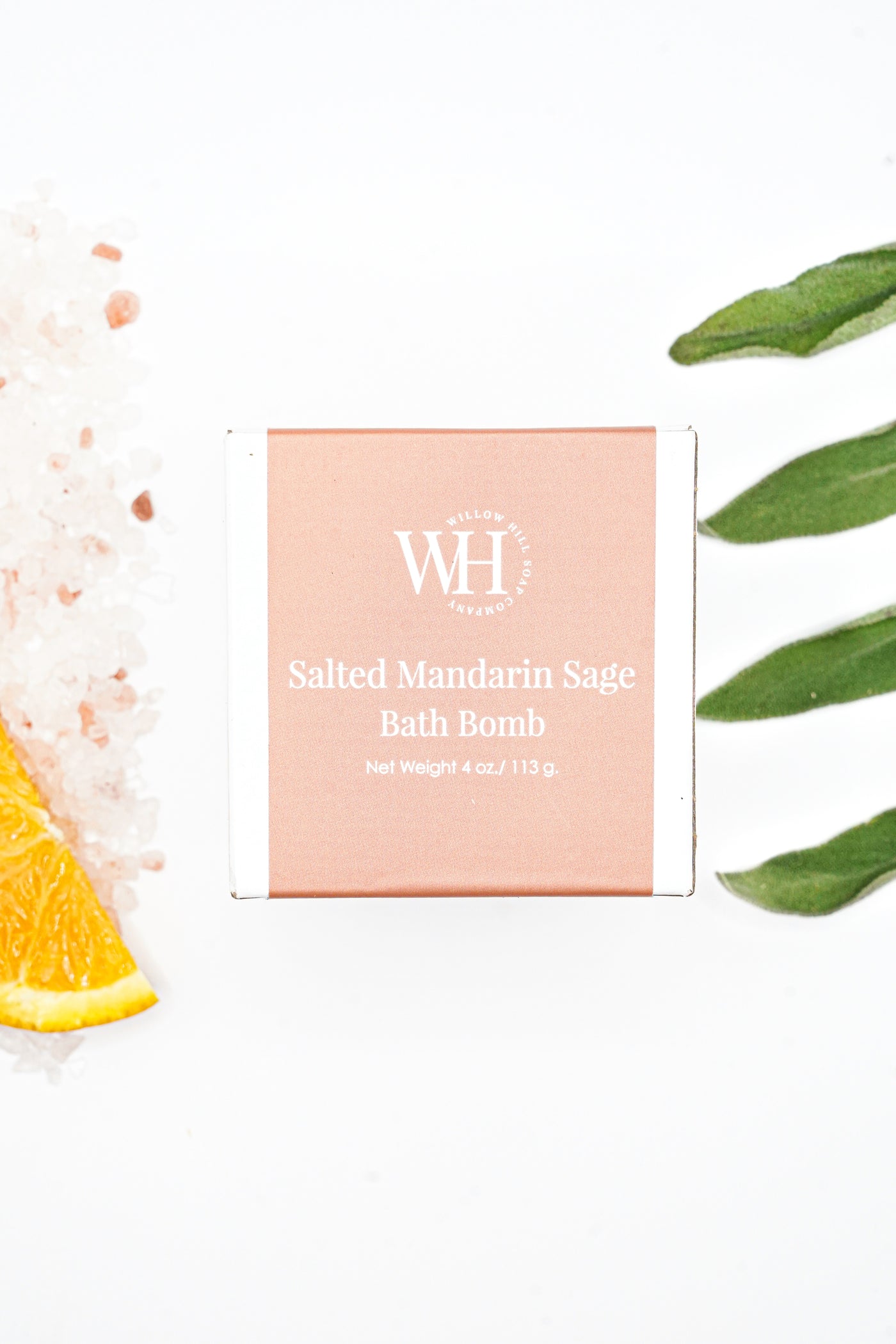 Salted Mandarin Sage Bath Bomb