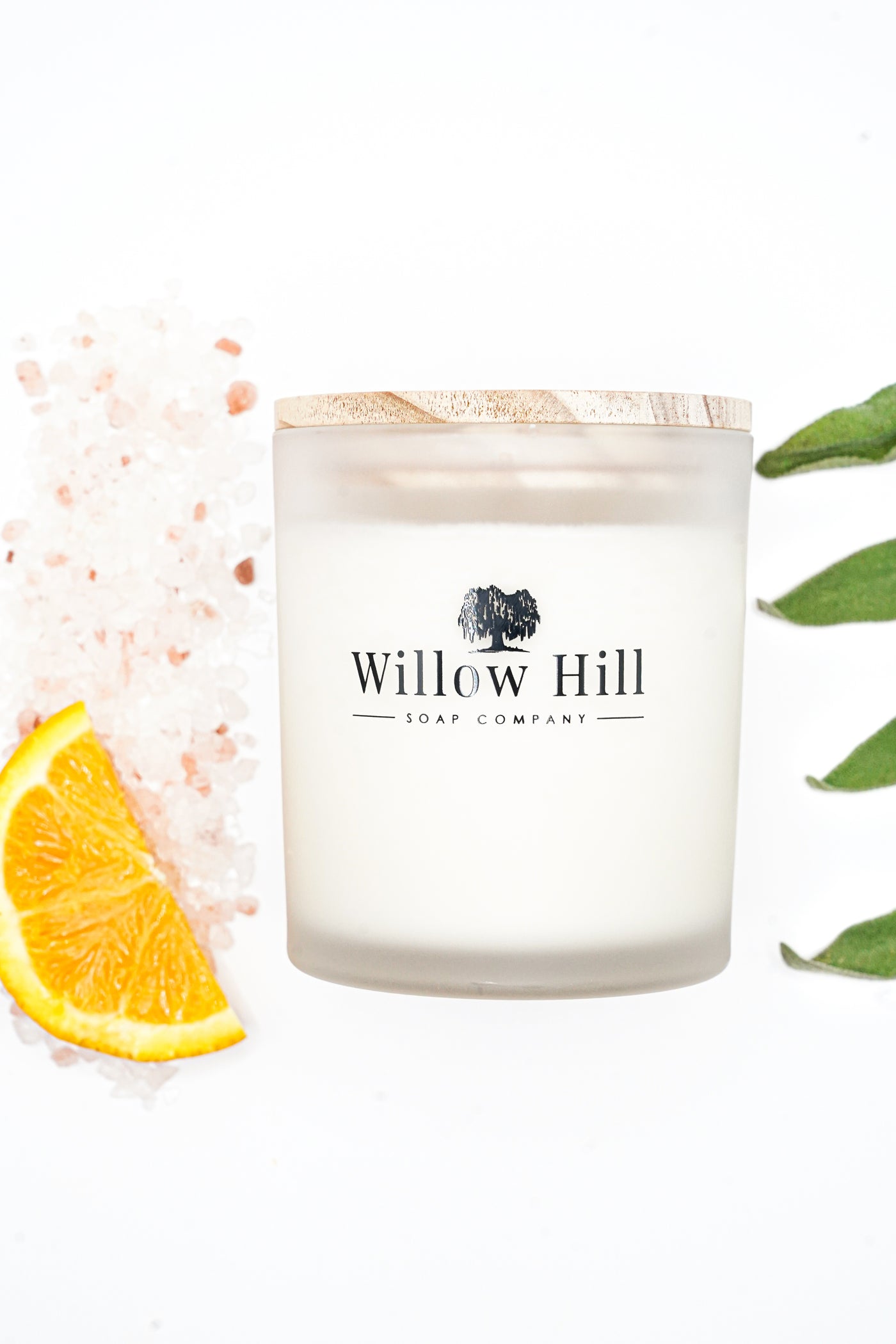 Salted Mandarin Sage Soy Candle