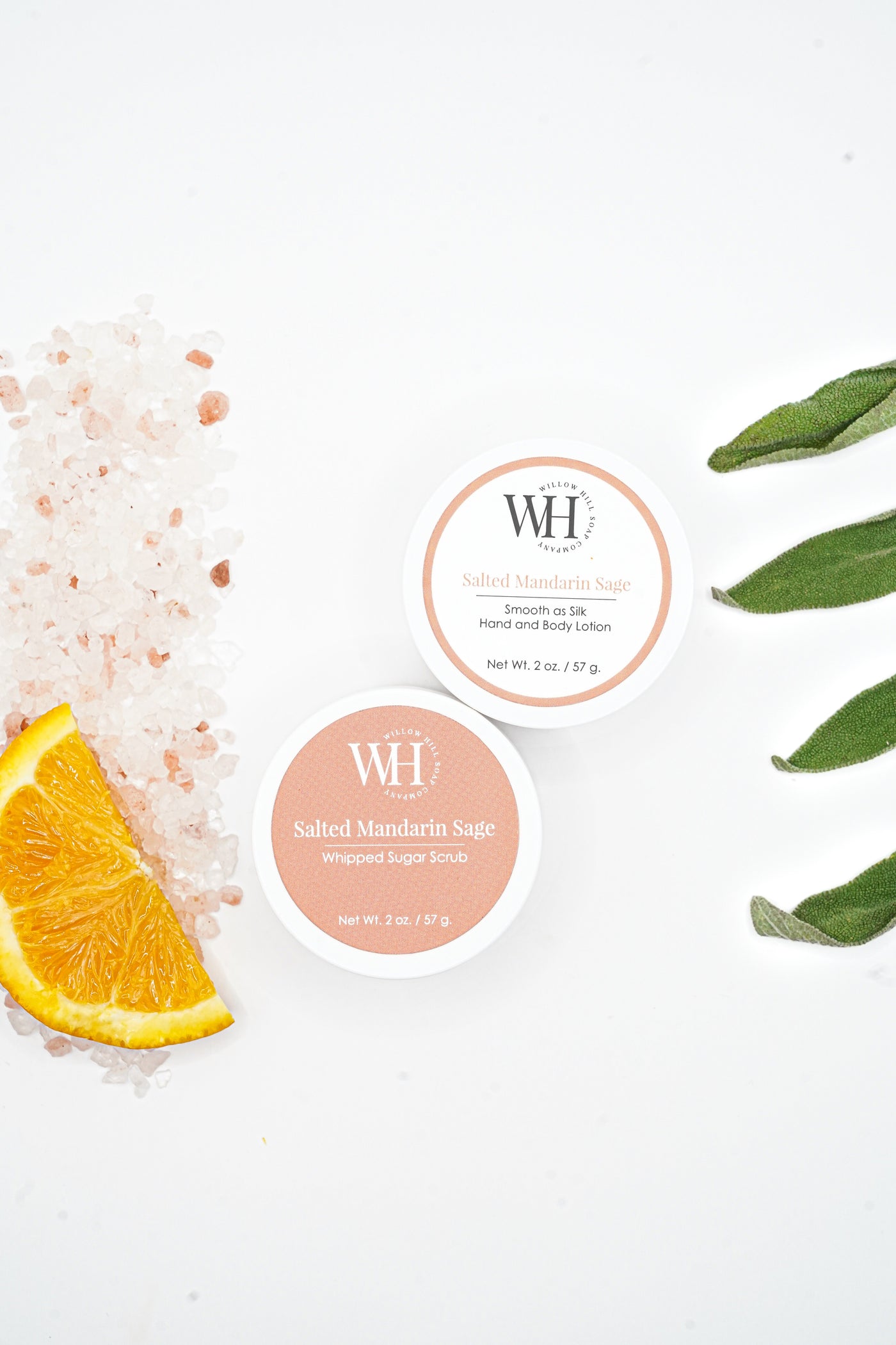 Salted Mandarin Sage 2 oz Duo Set
