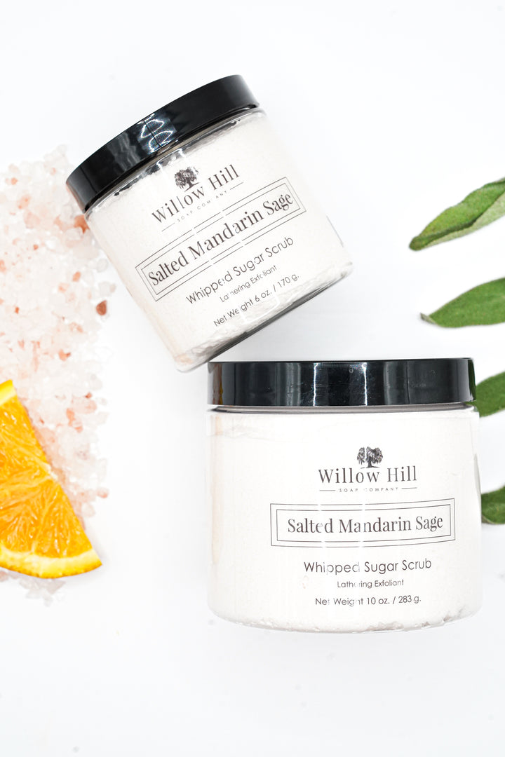 Salted Mandarin Sage 10 oz Whipped Sugar Scrub