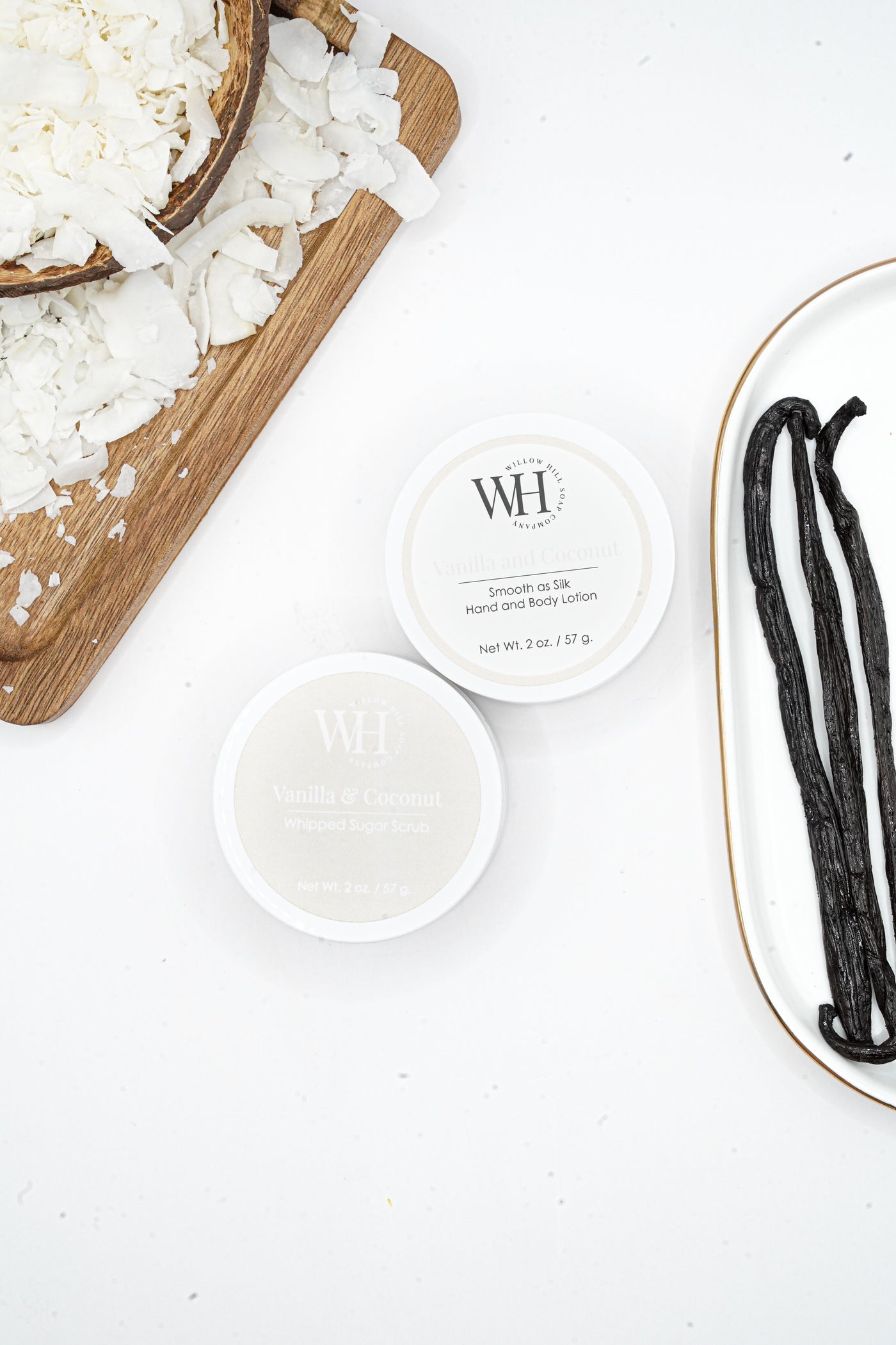 Vanilla & Coconut 2 oz Duo Set