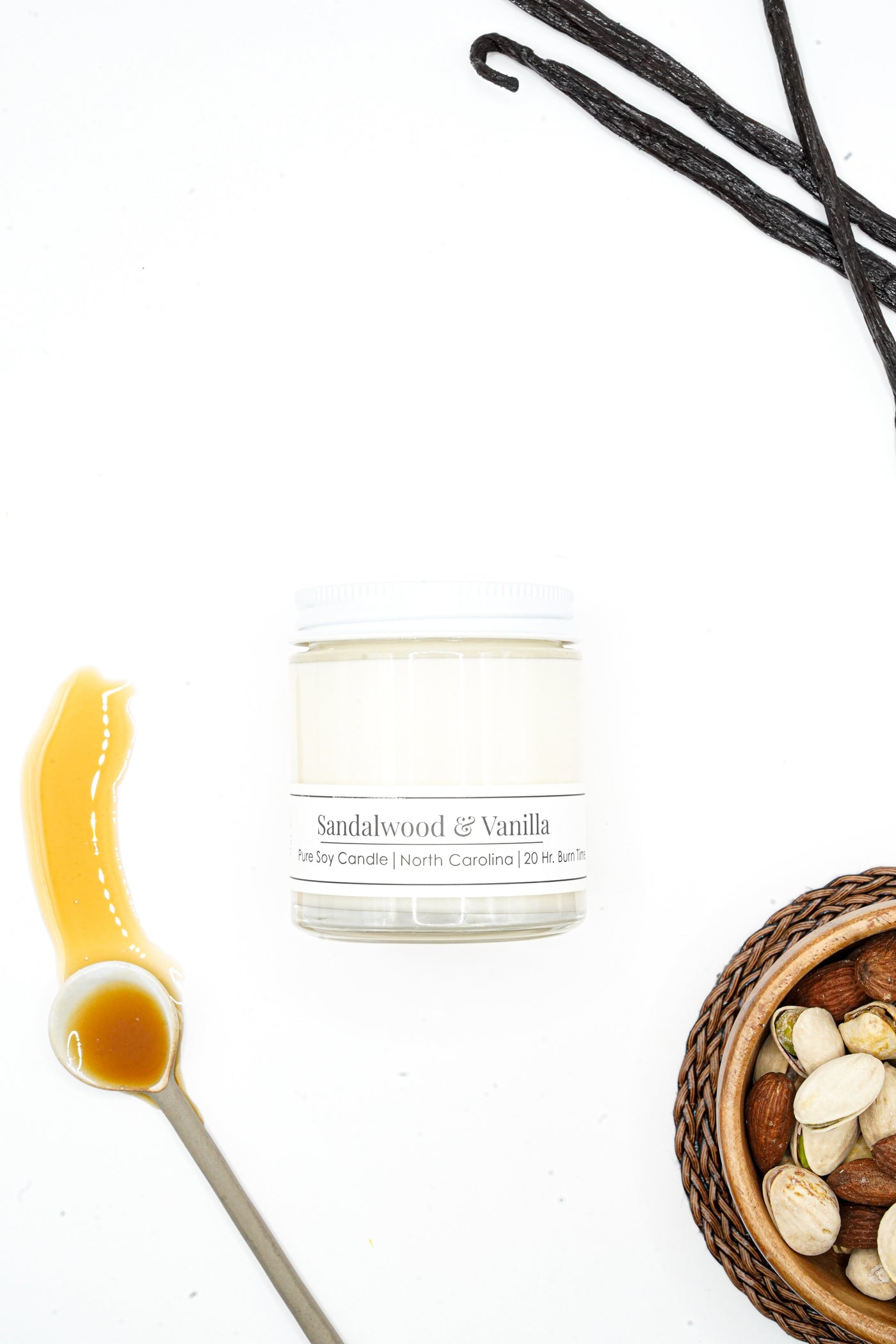 Sandalwood & Vanilla 4 oz Candle