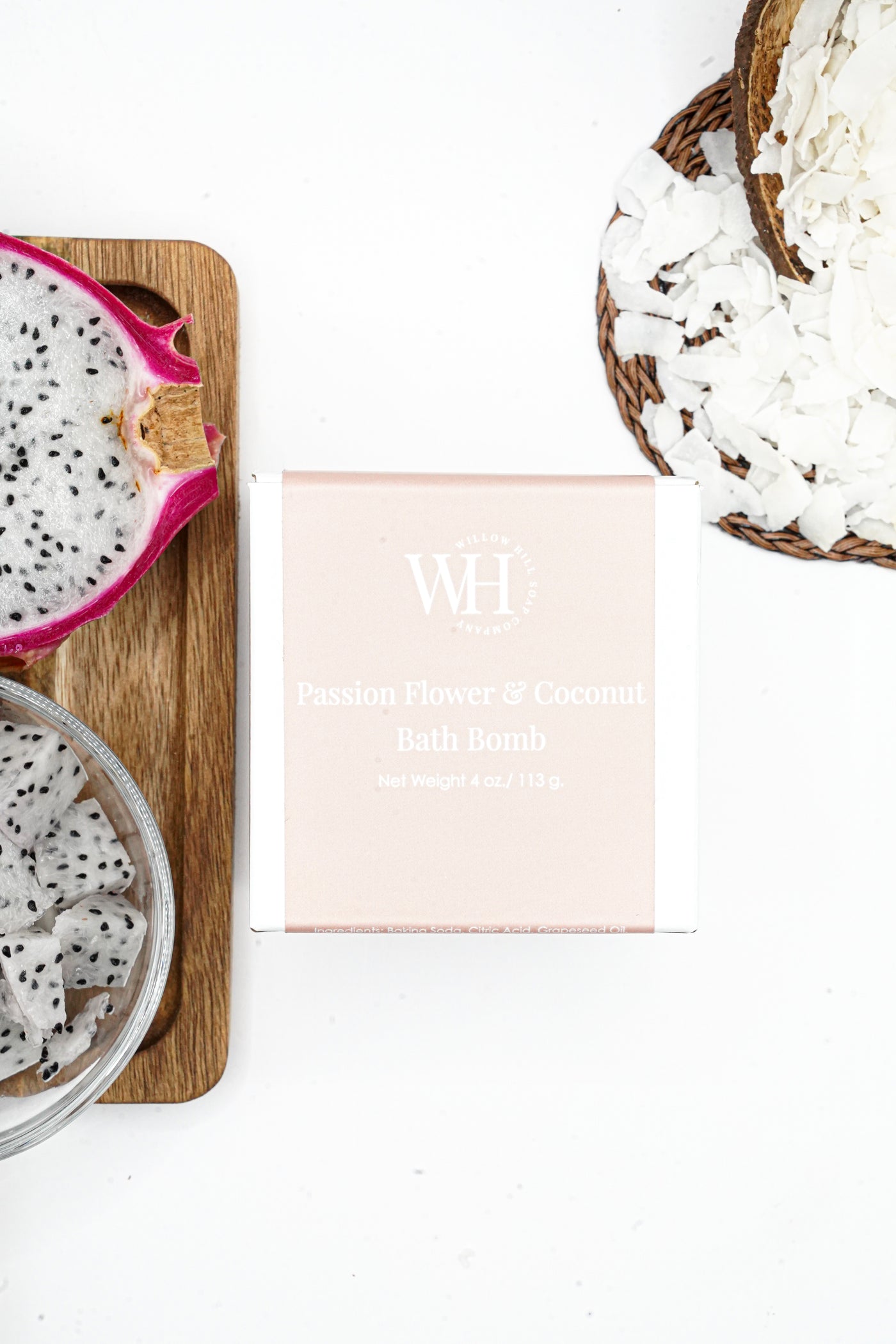 Passion Flower & Coconut Bath Bomb