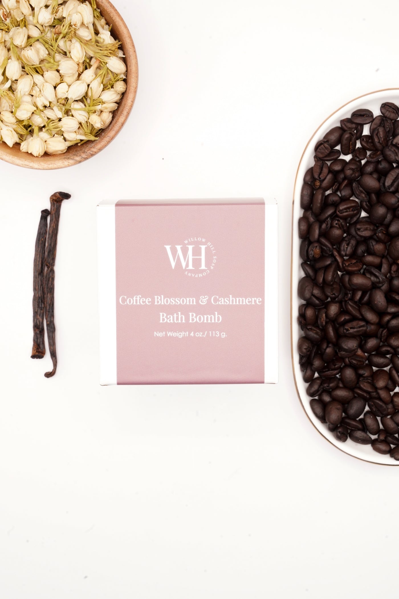 Coffee Blossom & Cashmere Bath Bomb