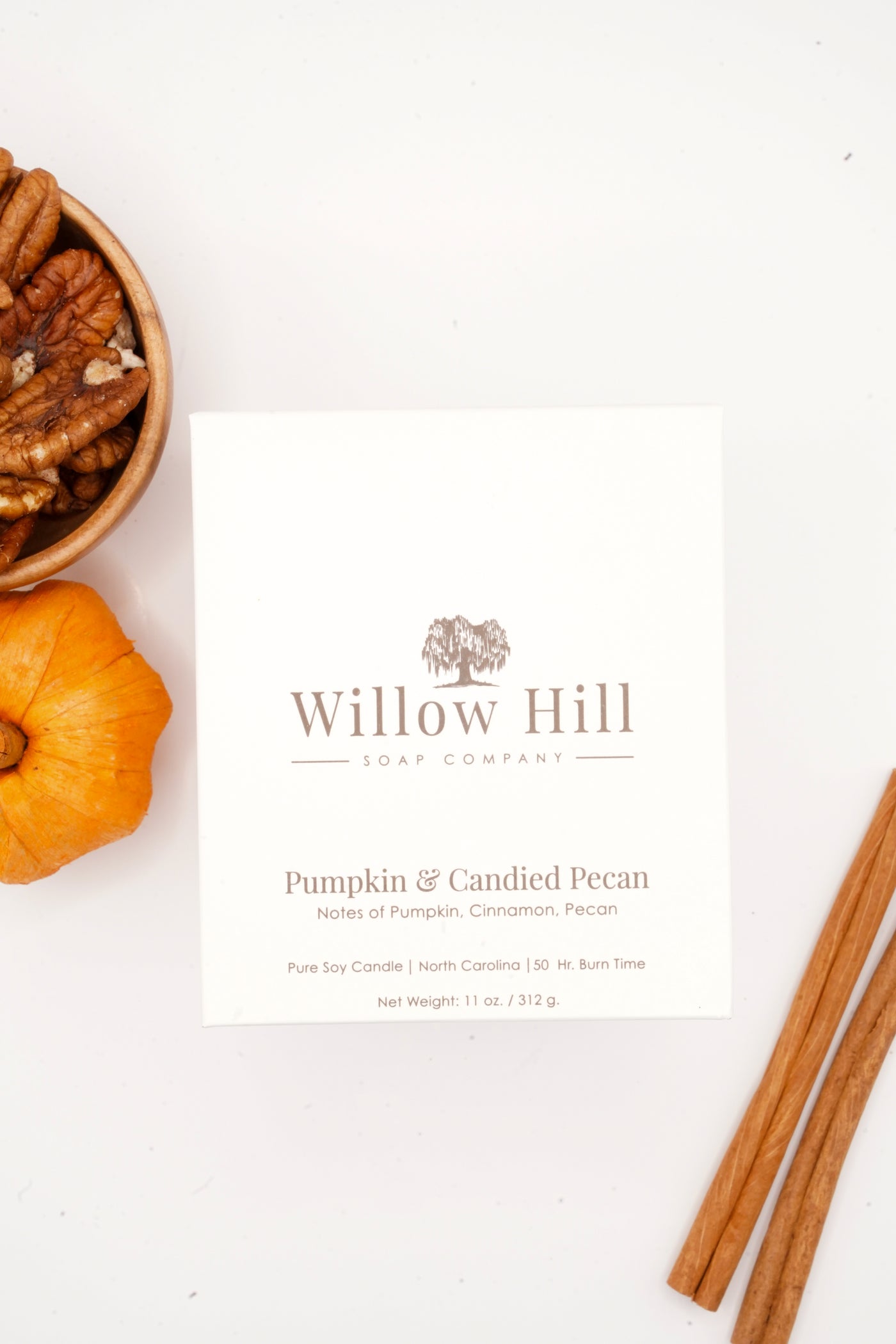 Pumpkin & Candied Pecan Soy Candle