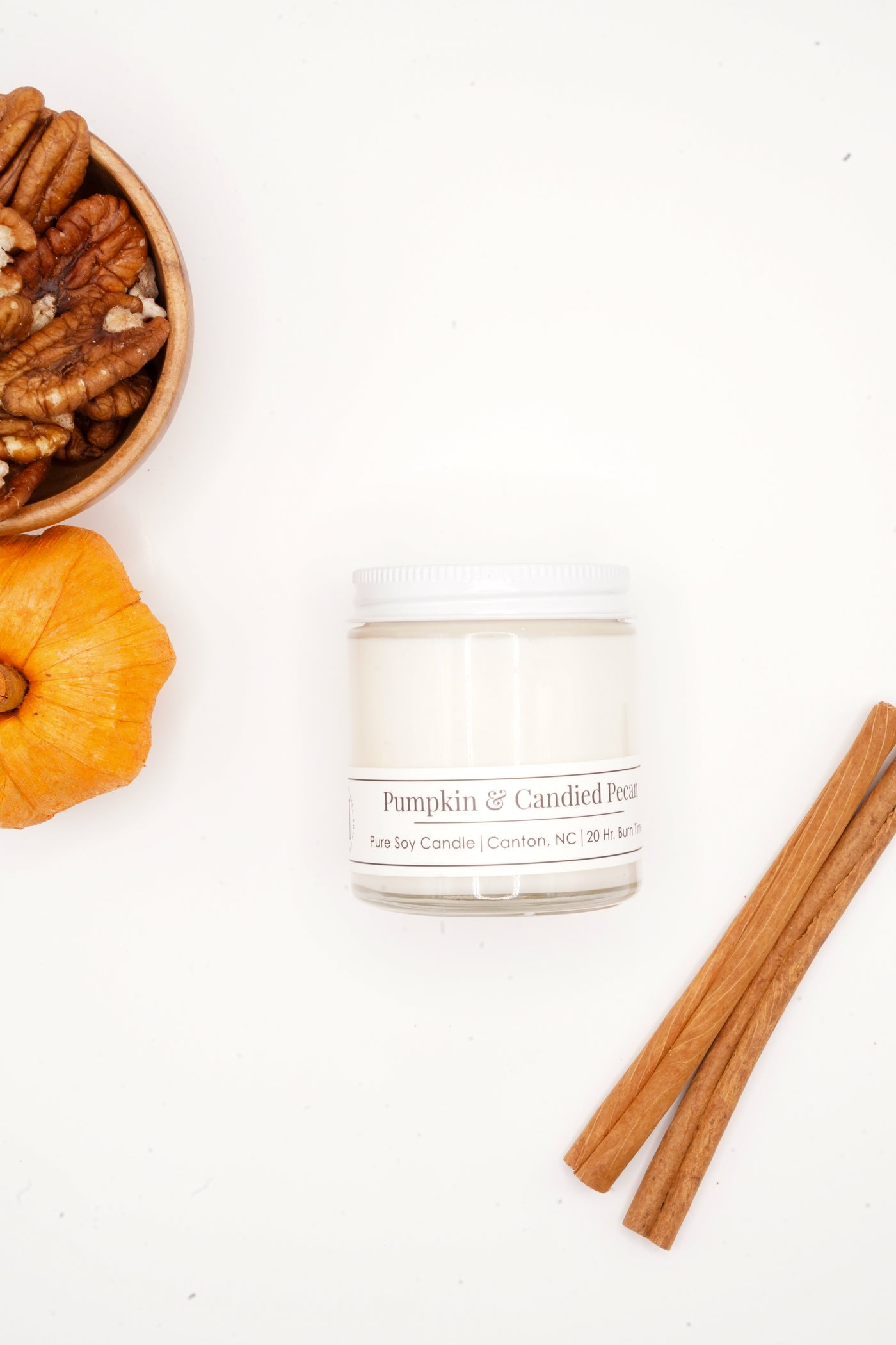 Pumpkin & Candied Pecan 4 oz Candle
