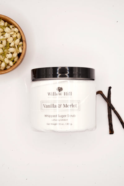 Vanilla & Merlot Whipped Sugar Scrub