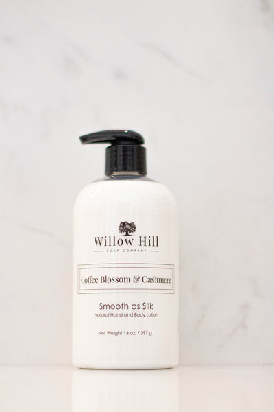 Willow Hill Soap Company Coffee Blossom and Cashmere Smooth as Silk lotion 
