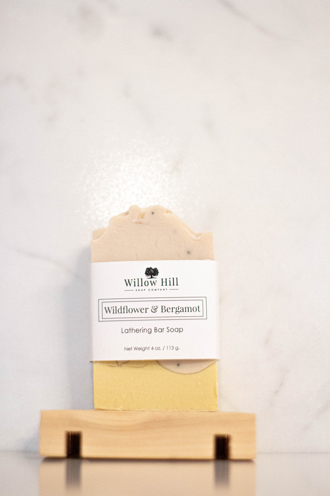 Willow Hill Soap Company Wildflower and Bergamot lathering bar soap