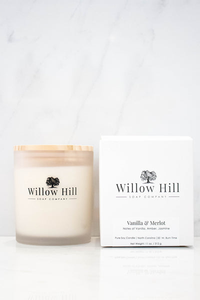 Vanilla & Merlot Soy Candle