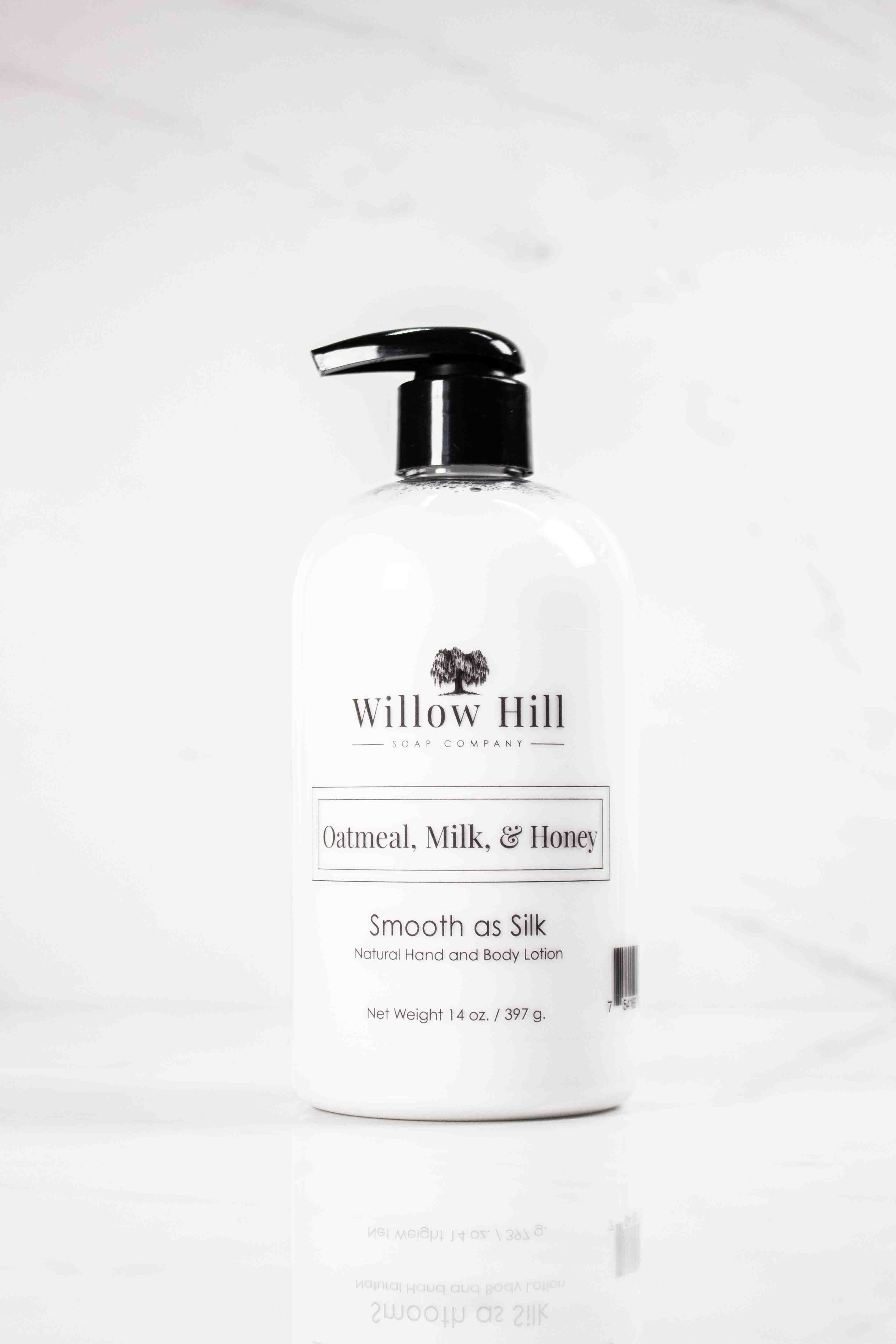 Oatmeal, Milk, & Honey Smooth as Silk Lotion – Willow Hill Soap