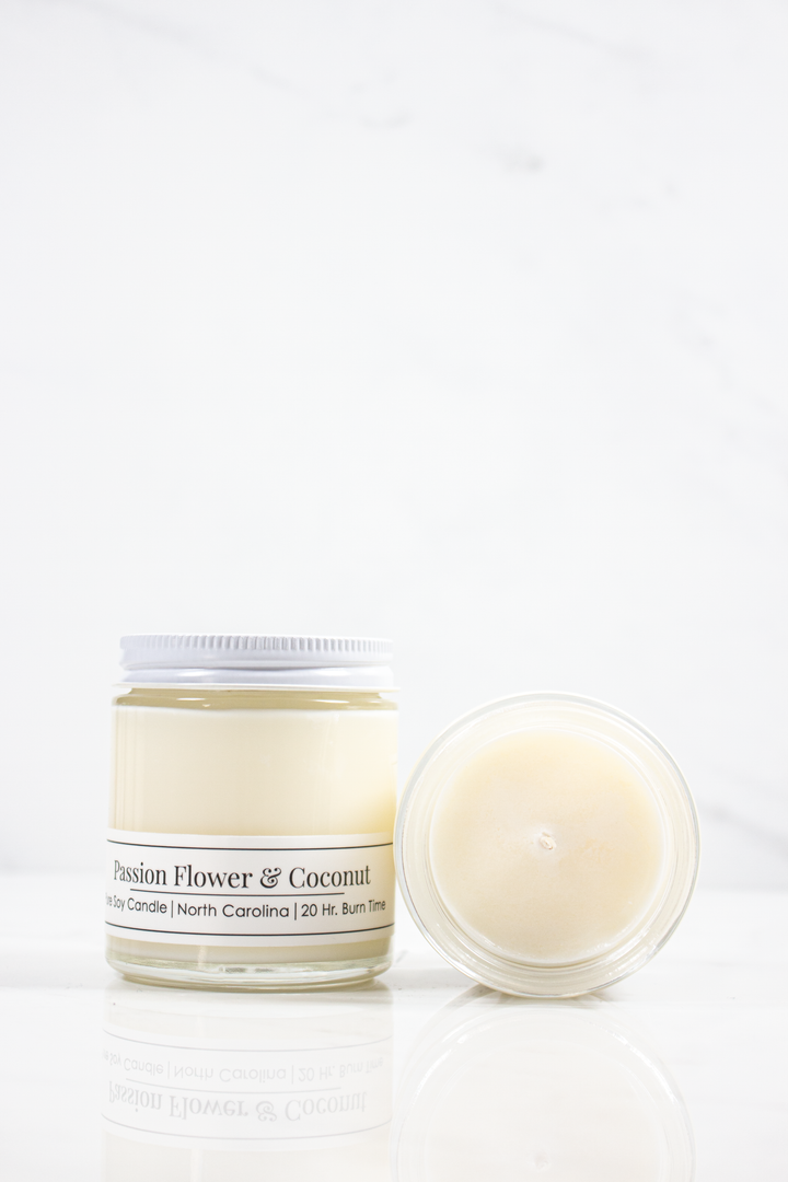 Passion Flower &amp; Coconut 4 oz Soy Candle