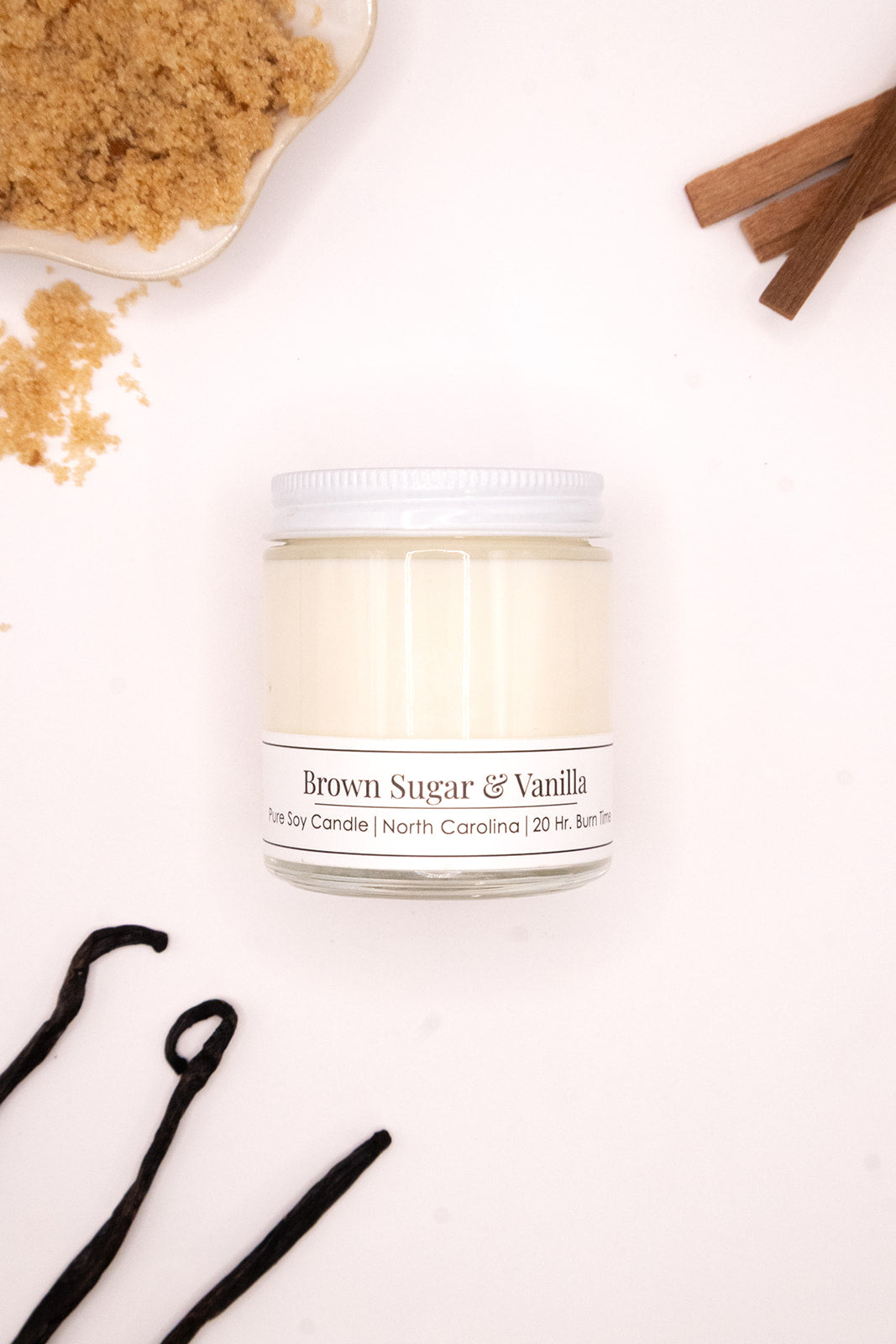 Brown Sugar & Vanilla 4oz Candle