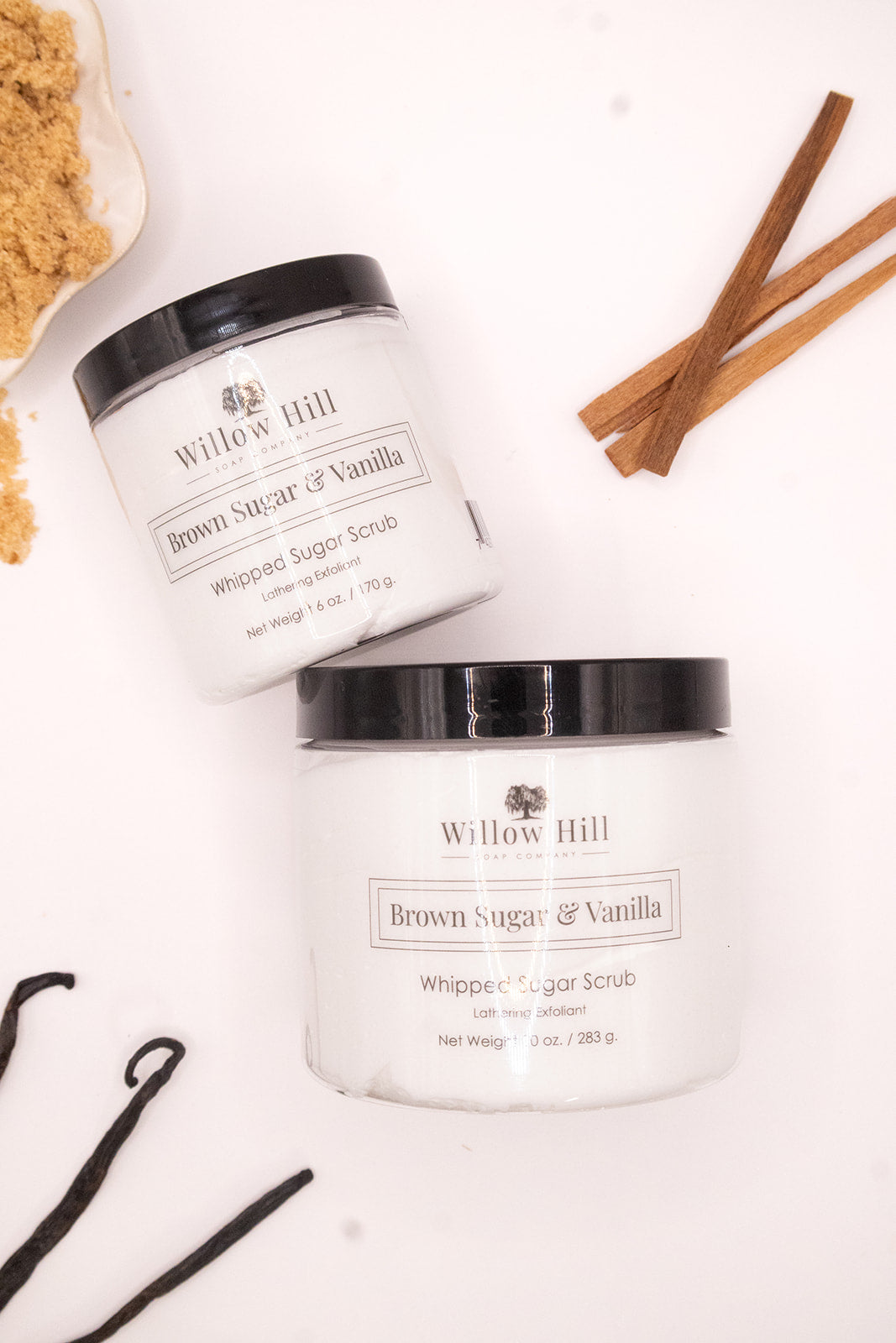 Brown Sugar & Vanilla Whipped Sugar Scrub