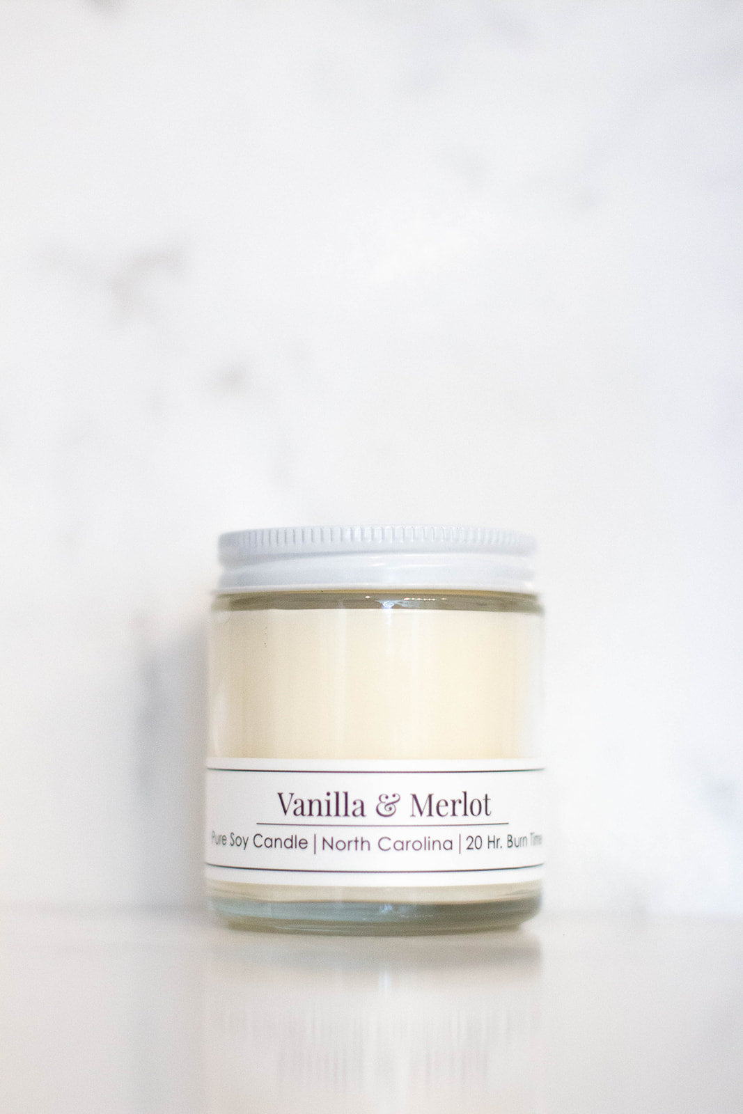 Willow Hill Soap Company Vanilla and Merlot 4 oz soy candle