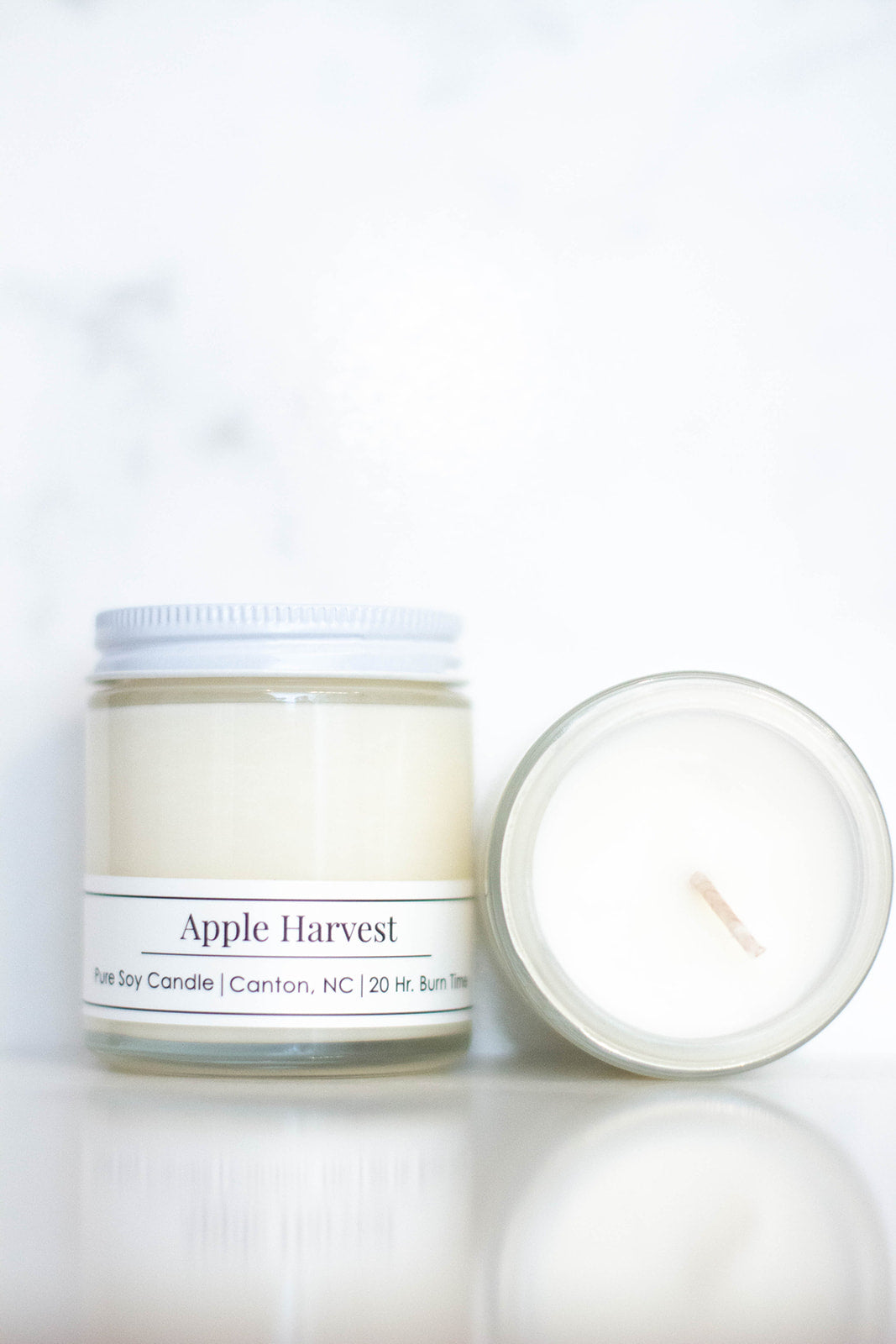 4 oz Apple Harvest soy candle by Willow Hill Soap Company