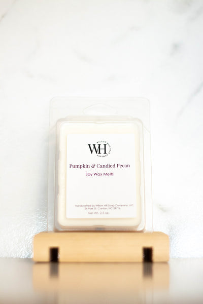 Willow Hill Soap Company Pumpkin and Candied Pecan soy wax melt 