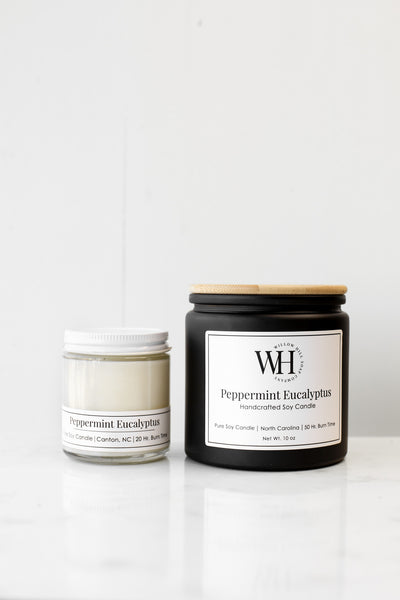 Peppermint Eucalyptus Soy Candle
