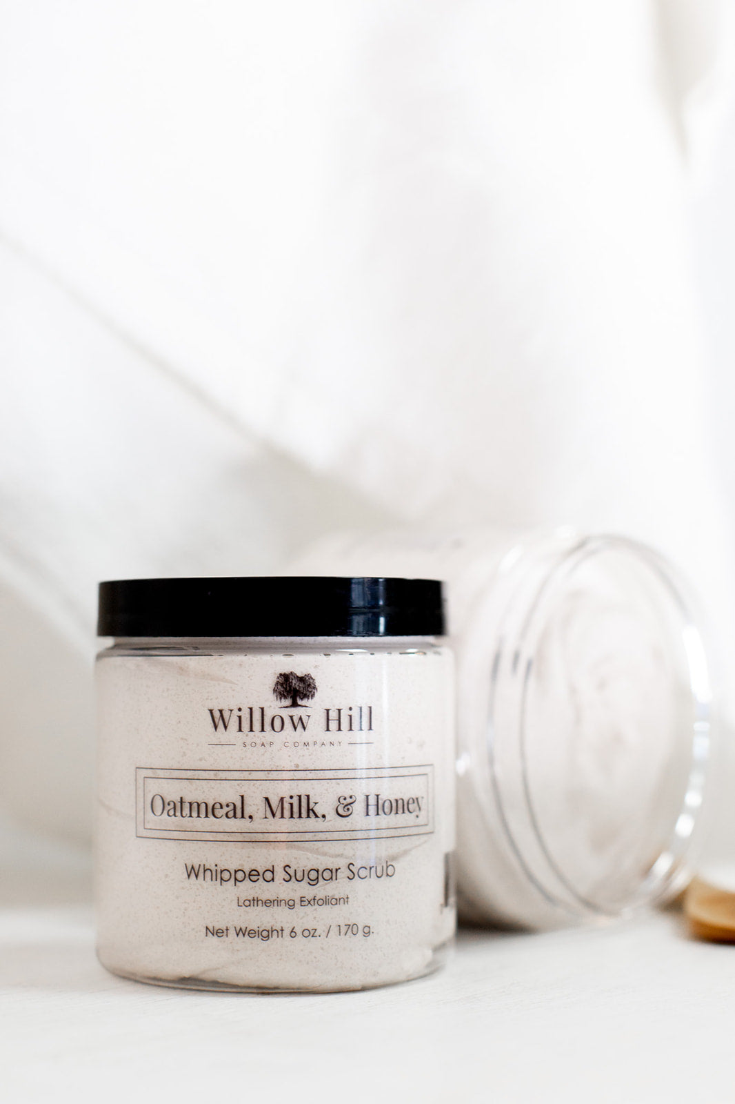 Oatmeal, Milk, and Honey Whipped Sugar Scrub