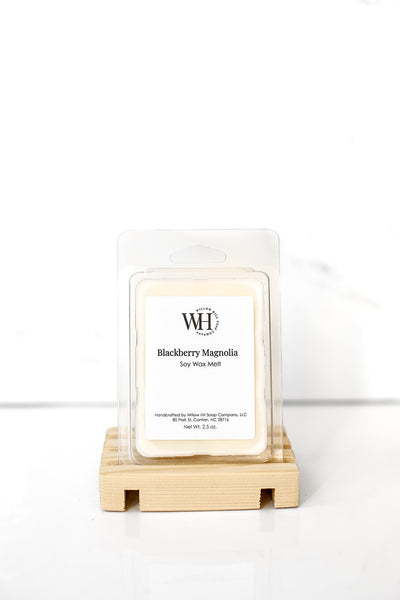 Blackberry Magnolia soy wax melt by Willow Hill Soap Company