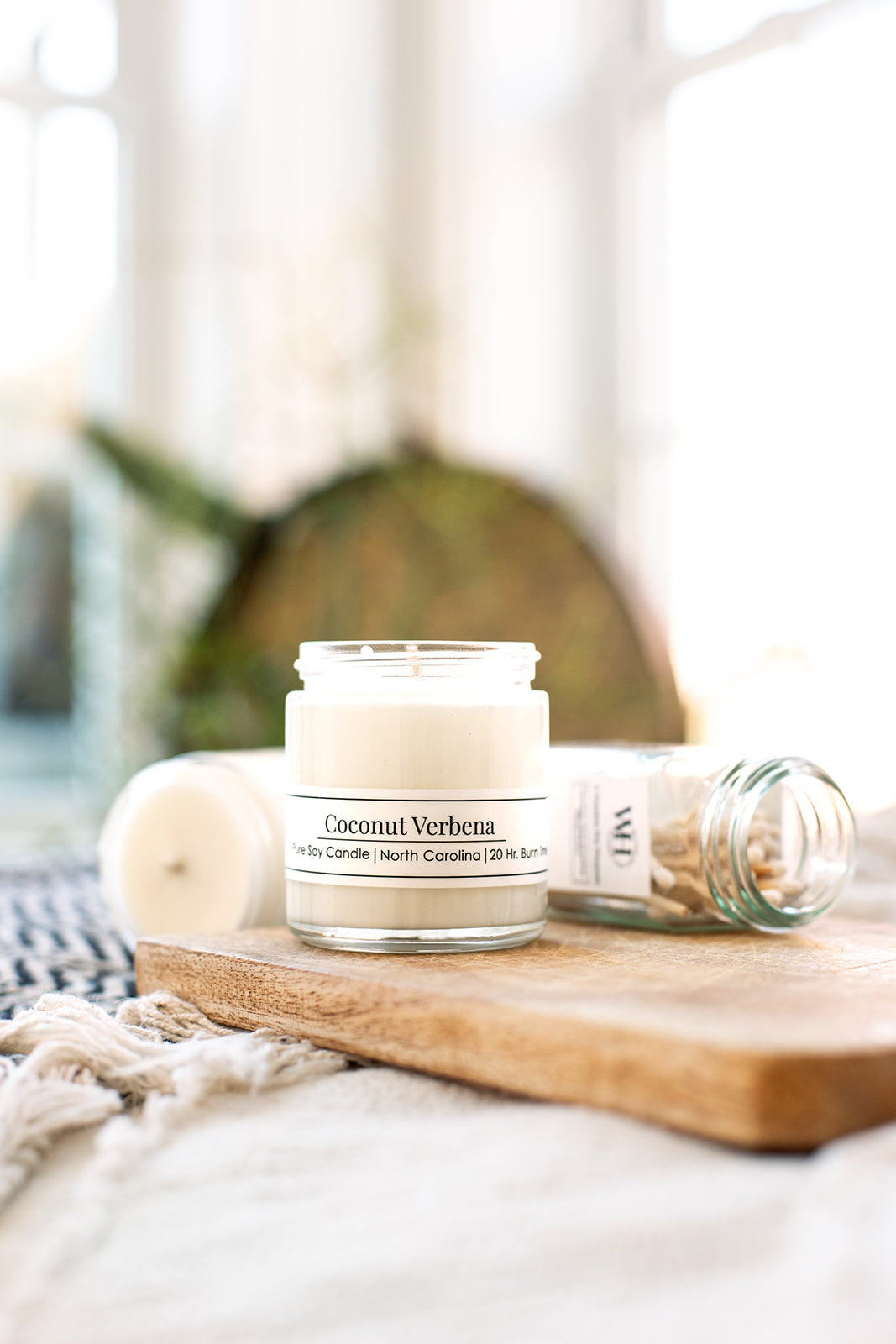 Coconut Verbena 4 oz Soy Candle