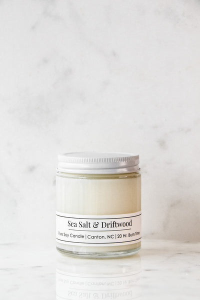 Sea Salt & Driftwood 4 oz Candle