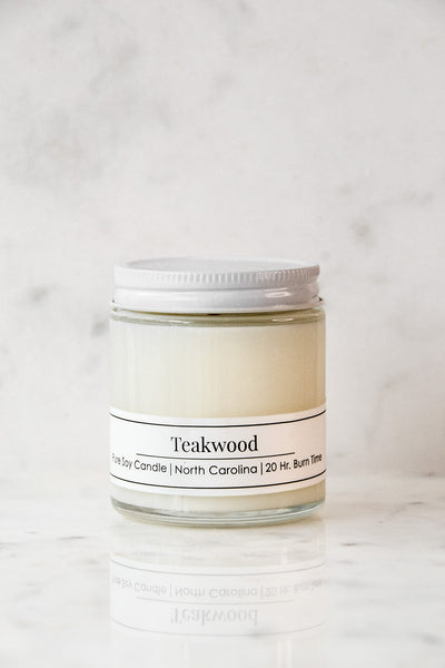Teakwood 4 oz Candle
