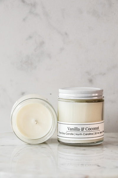 Vanilla & Coconut 4 oz Candle