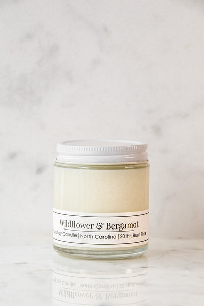Wildflower & Bergamot 4 oz Candle