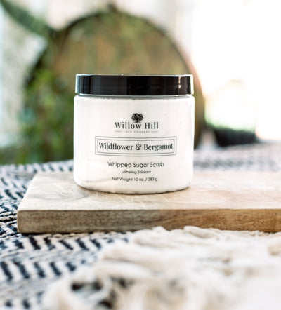 Wildflower & Bergamot Whipped Sugar Scrub