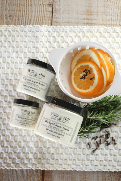 Orange and Clove Whipped Sugar Scrub