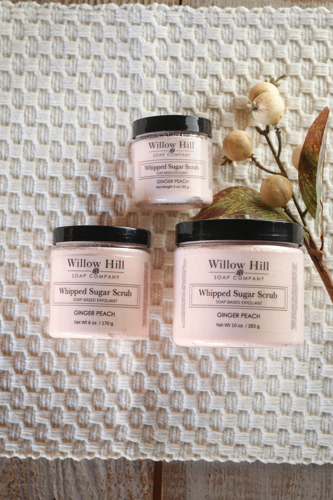 Ginger Peach Whipped Sugar Scrub