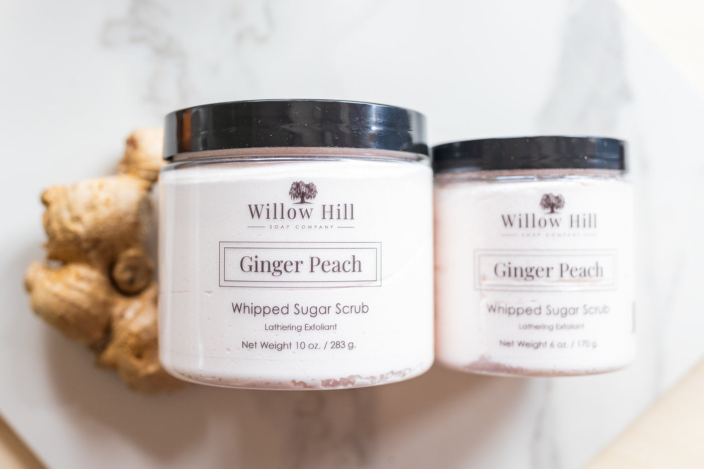 Ginger Peach Whipped Sugar Scrub