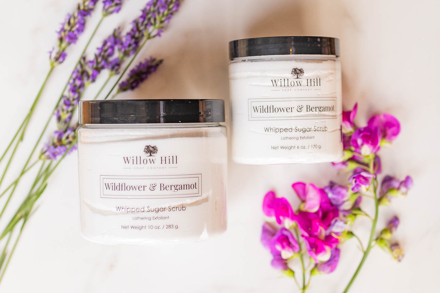 Wildflower & Bergamot Whipped Sugar Scrub