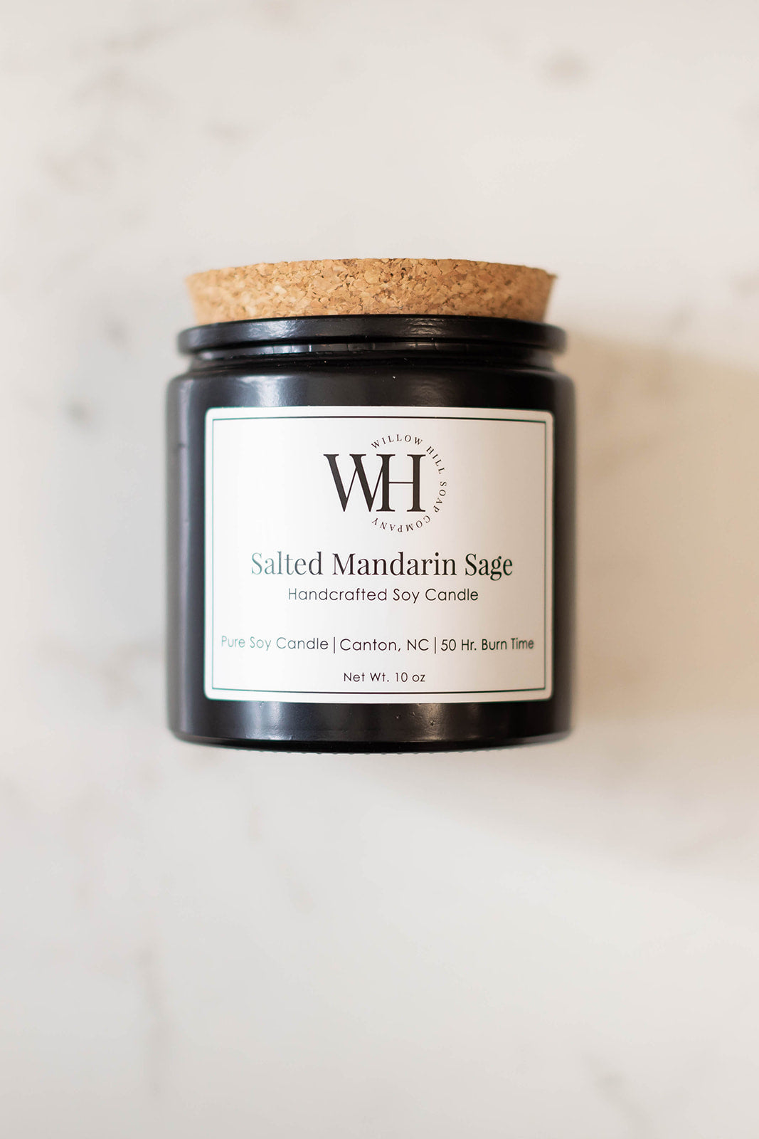 Salted Mandarin Sage Soy Candle