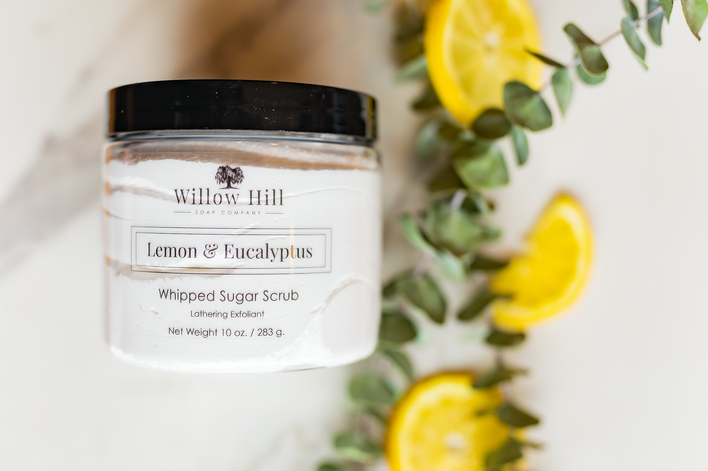 Lemon & Eucalyptus Whipped Sugar Scrub