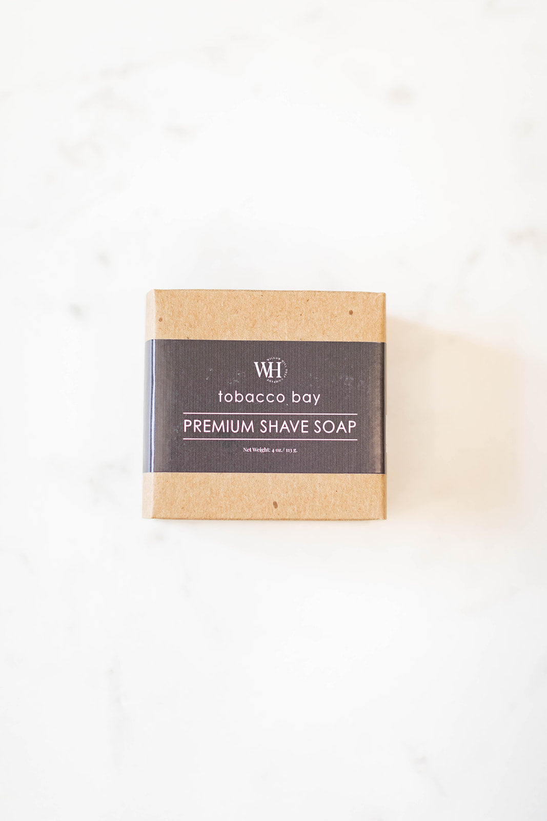 Willow Hill Soap Company Tobacco Bay premium shave soap